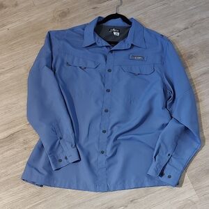 HABIT UPF 40 Men's Long Sleeve Shirt in Blue XL Like New